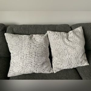 West Elm toss pillow Set of 2, 20”x20”